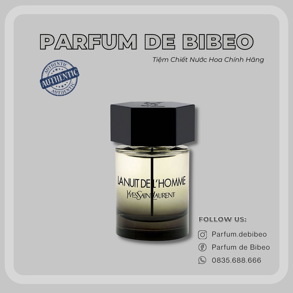 Parfum de Bibeo-Nước hoa thử La Nuit De L'Homme EDT <HOT>