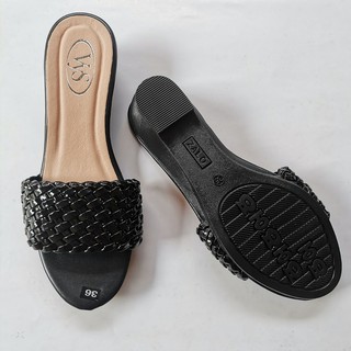 Dép cao gót 5 phân nữ đan lưới
