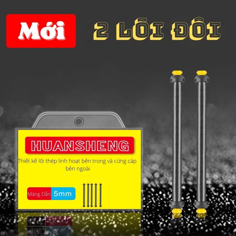 Thanh Cuốn Chì Câu Cá cao cấp HUANSHENG , mạ sơn tĩnh điện , công nghệ  PPO-2 , chất liệu Thép không gỉ