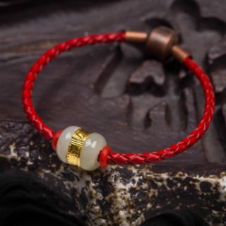 Vòng tay lu thống ngọc dát vàng