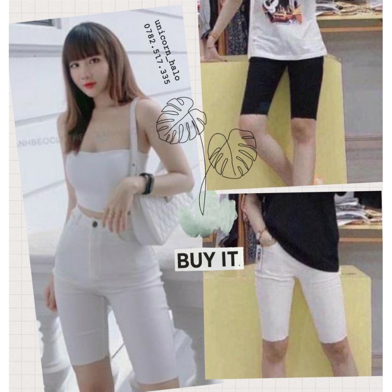 Quần Short Ngố Lửng Ngọc Trinh Thời Trang Sân Bay Cá Tính DRQL01