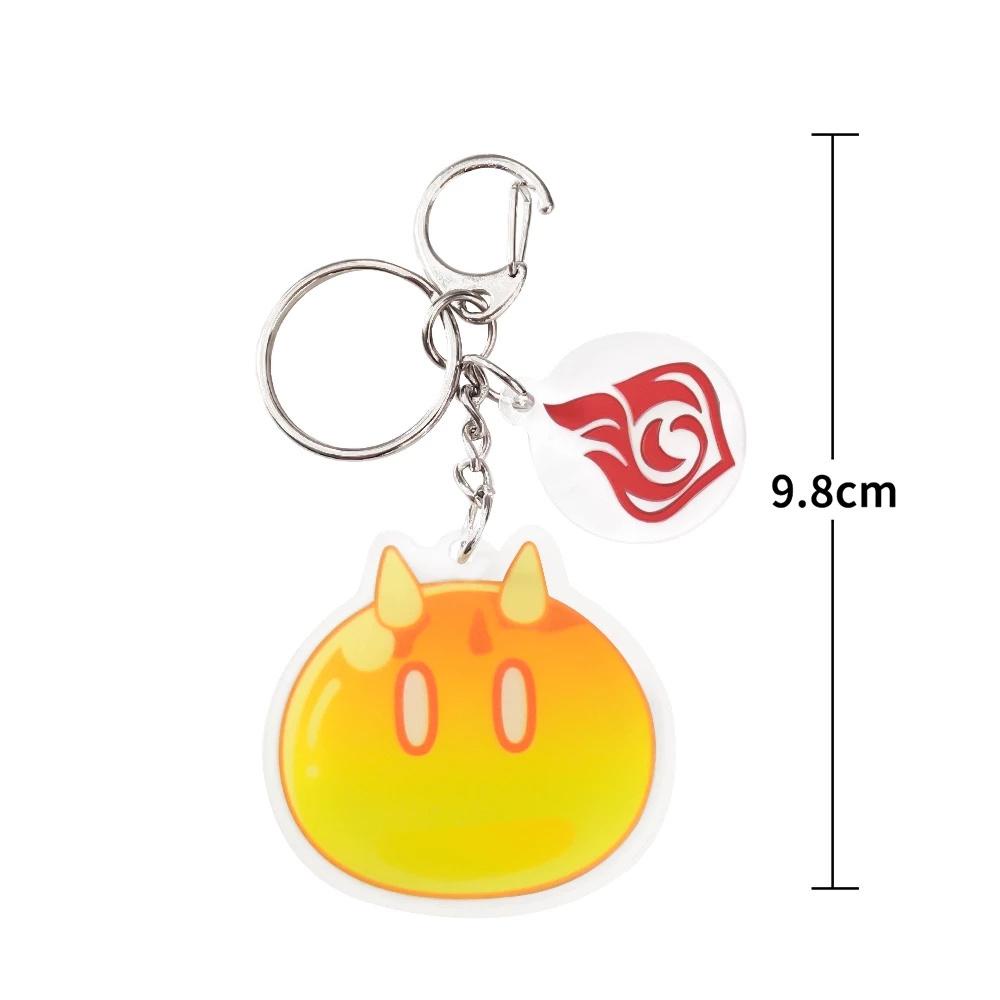 IVORY Móc Khóa Gắn Hình Nhân Vật Anime Genshin Impact 7 Element