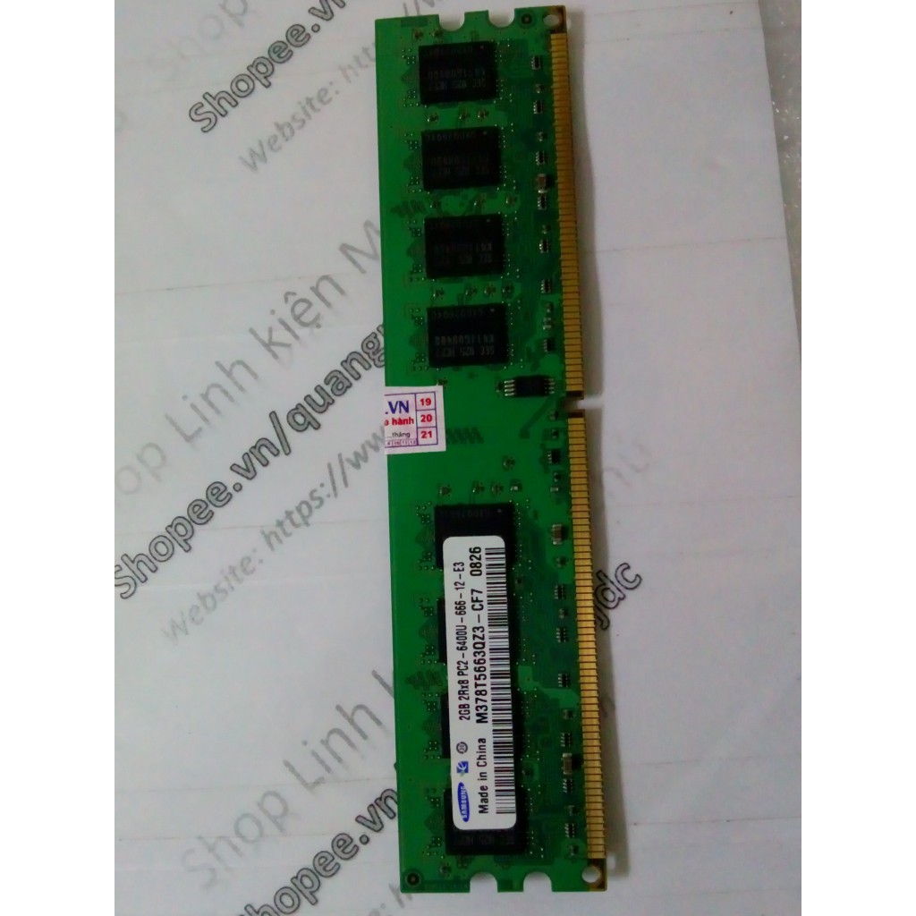 [RAM PC] DDR2-800Mhz DDR3-1333Mhz 2Gb 4Gb dành cho máy bàn PC | WebRaoVat - webraovat.net.vn