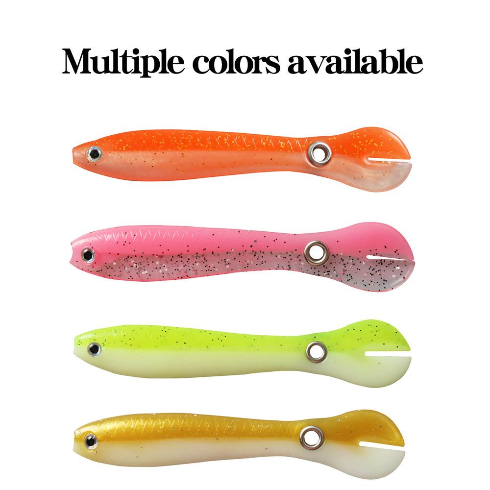 Set 5 Mồi Câu Cá Nhân Tạo Bằng PVC Mềm Nhiều Màu Sắc