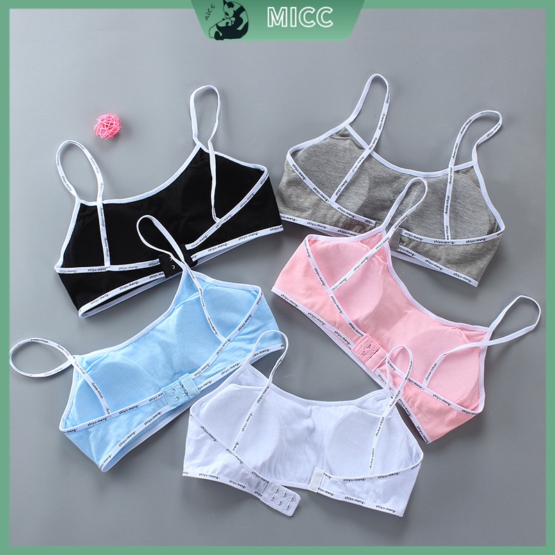 Áo Ngực cotton Dây Rút Thời Trang Cho Bé Gái Từ 10-16 Tuổi