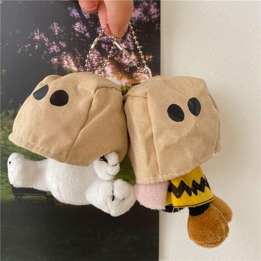 Móc Khóa Hình Chú Chó Snoopy Charlie Nhồi Bông Đáng Yêu