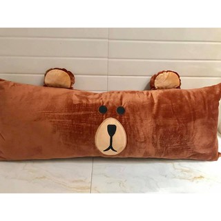 GỐI DÀI CAO CẤP GẤU NÂU (CHỌN MẪU)