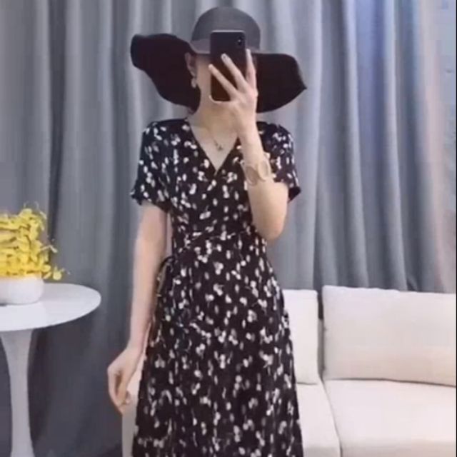 Đầm voan hoa combo chọn live