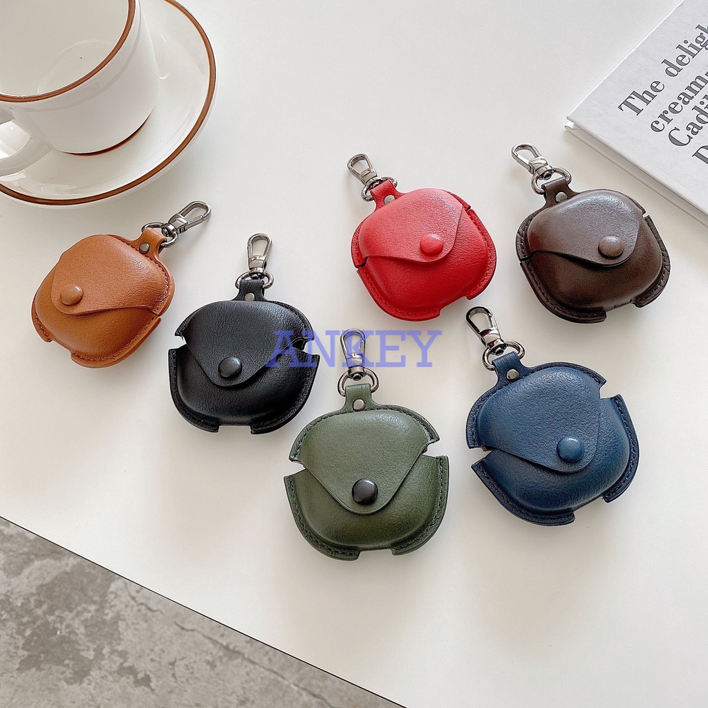 Samsung Galaxy Buds 2 / Buds Live / Buds Pro Vỏ Bảo Vệ Hộp Sạc Tai Nghe Buds2 Bằng Da PU Mềm Chống Sốc Chống Thấm Nước