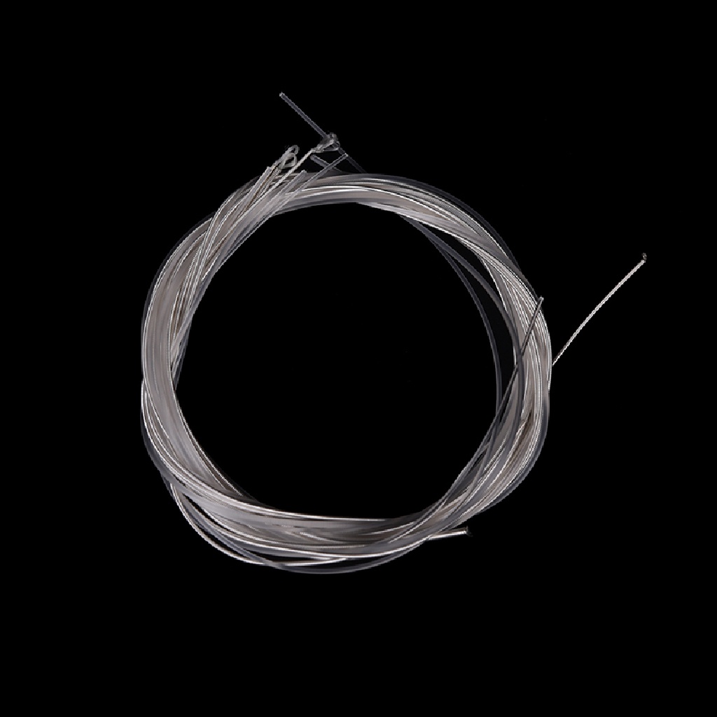 Bộ 6 dây đàn bằng nilon Jetting màu bạc siêu nhẹ cho guitar acoustic QDD