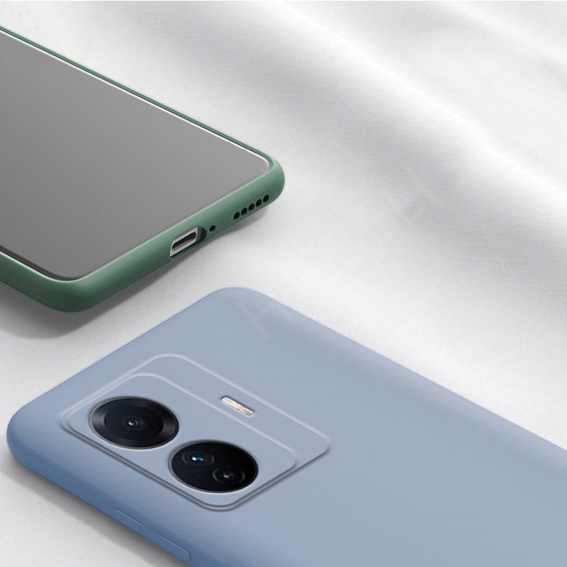 Ốp Điện Thoại TPU Silicone Màu Trơn Cho VIVO T1 5G VIVO T1X T15G