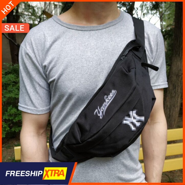 Korean new fashion ins single-shoulder fitness sports running bag waterproof large-capacity mobile phone bag