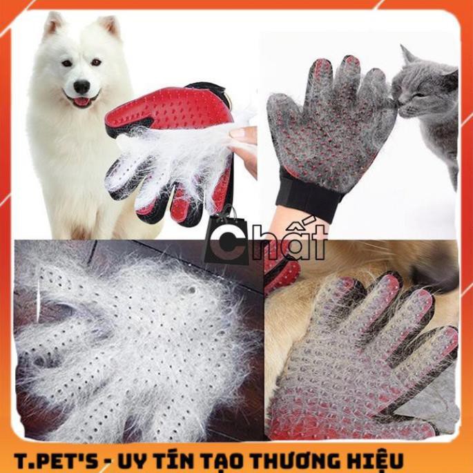 Găng tay chải lông cho thú cưng chuyên dụng