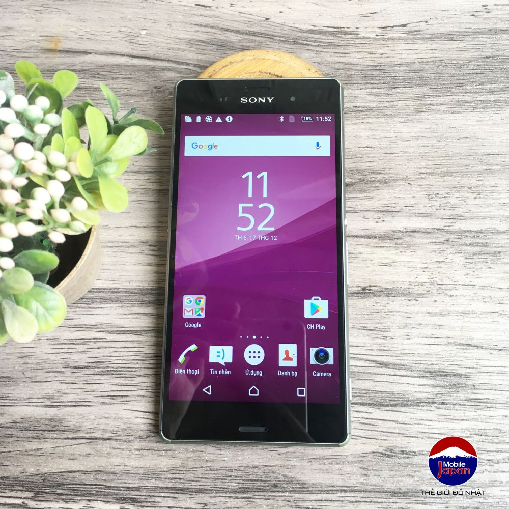 Điện thoại sony z3 ram 3gb, tiếng việt, khung kim loại, máy đẹp xuất sắc