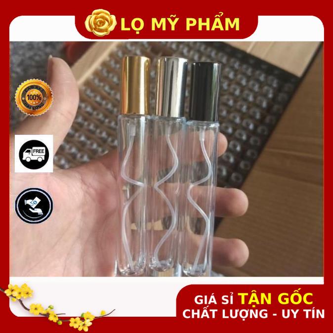 Lọ Chiết Nước Hoa ❤ GIÁ TỐT NHẤT ❤ Lọ chiết nước hoa Tròn 10ml cao dày đựng dầu thơm , phụ kiện du lịch