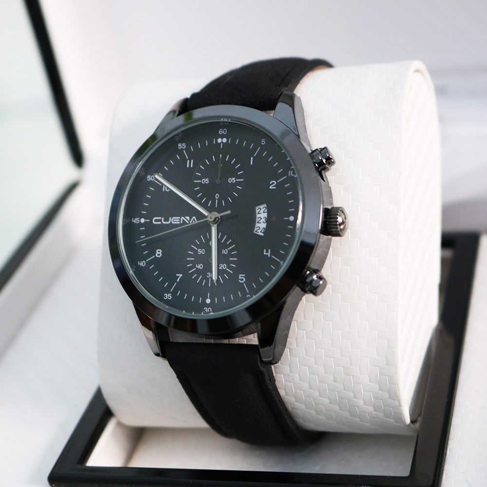 Đồng hồ nam CUENA JAPAN CU882 DOanh Nhân 2019 Lịch Ngày Sang Trọng