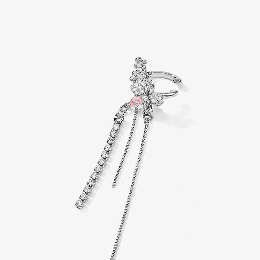 Bông Tai Dạng Kẹp Thiết Kế Sáng Tạo Cá Tính Cho Nữ|Khuyên Vành Tai Hình Trái Tim