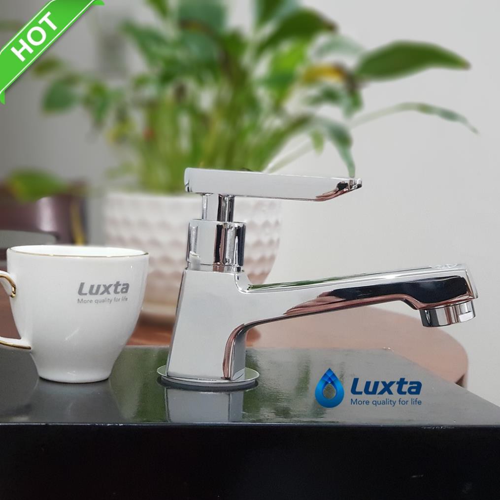 Vòi lavabo rửa mặt Cao cấp gạt Luxta L1114F, bảo hành 03 năm