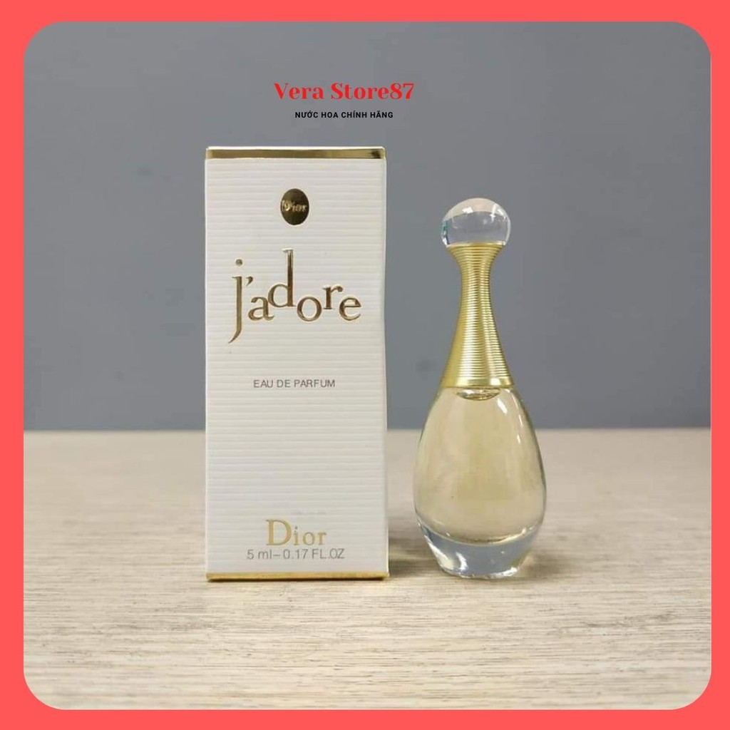 Nước hoa nữ Dior J'Adore EDP mini 5ml edp mùi được rất lâu và độ tỏa hương xa, hương thơm gợi cảm quyến rũ mê người