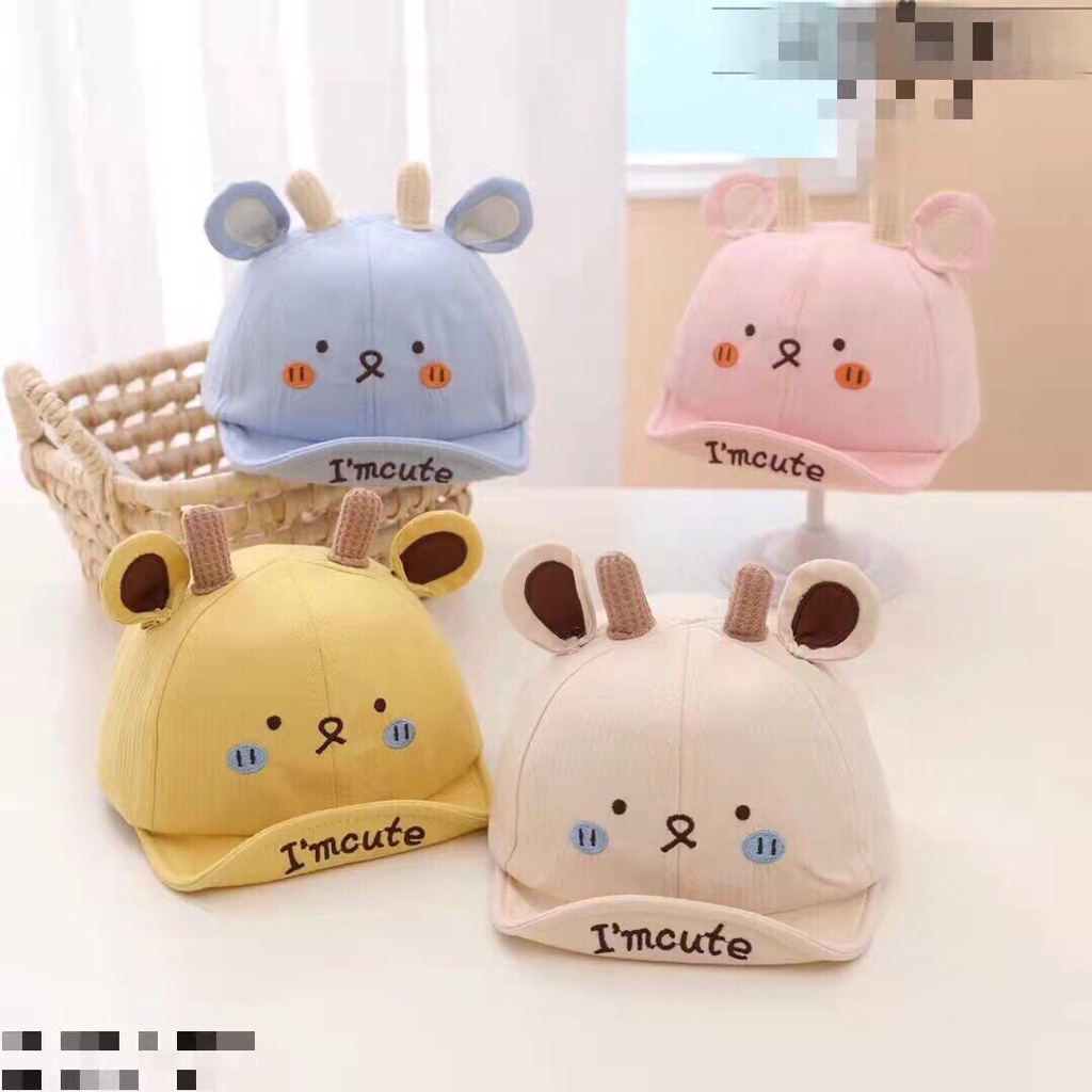 Nón Lưỡi Chai Cho Bé Hình Hươu Mũ Cho Bé Trai Cao Câp Mẫu Đẹp BÔNG BI KIDS STORE