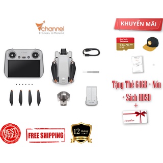 Flycam DJI Mini 3 Pro Basic + Smart Controller bảo hành chính hãng 12 tháng