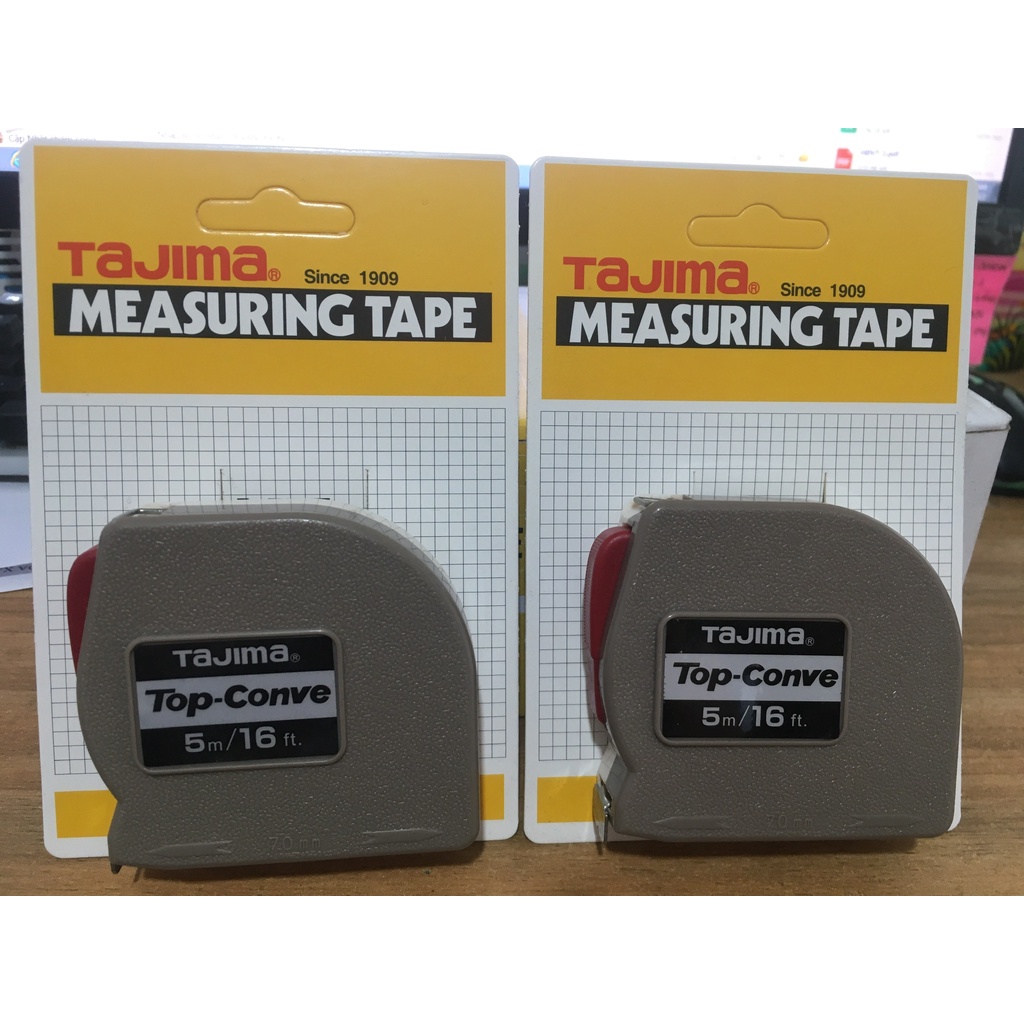 Tajima TOP-CONVE self-locking tape measure 2M, 3.6M, 5M metric system/inch  Apparel factory Knitting factory special tape measure