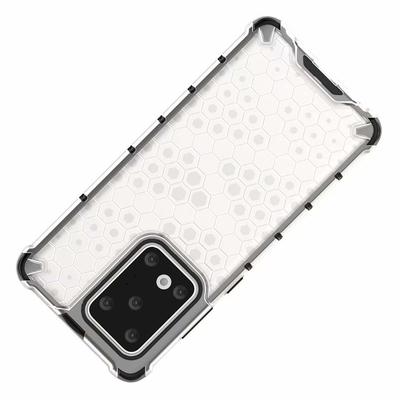 SAMSUNG Ốp Lưng Nhựa Cứng Trong Suốt Họa Tiết Tổ Ong Cho Samsung Galaxy S20 S20 Plus S20 Ultra S20Plus S20Ultra 6.2 "6.7" 6.9 "
