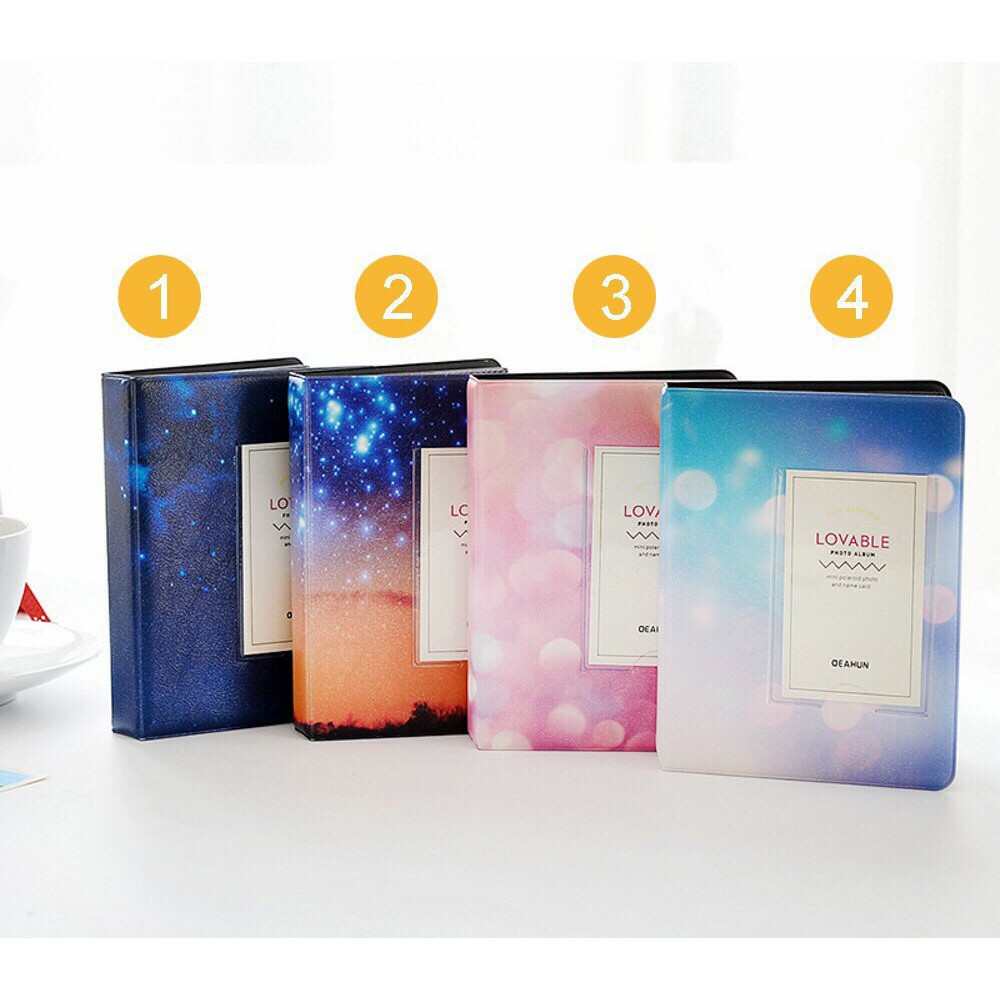 Album đựng ảnh 6x9 bìa galaxy( đưng 65 ảnh)