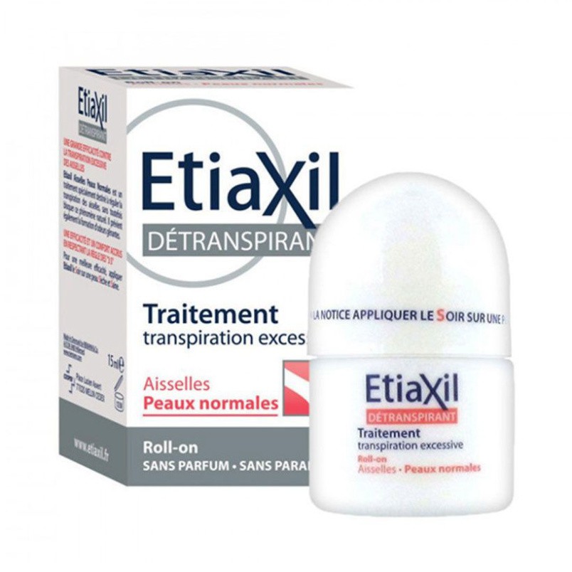 [CHÍNH HÃNG] Etiaxil Lăn Khử Mùi Détranspirant Aisselles Peaux Normales [ Màu Đỏ ] 15ml