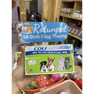 Coli-SP trị các bệnh tiêu chảy,.. ở chó mèo. Lọ 10ml- rotunpets