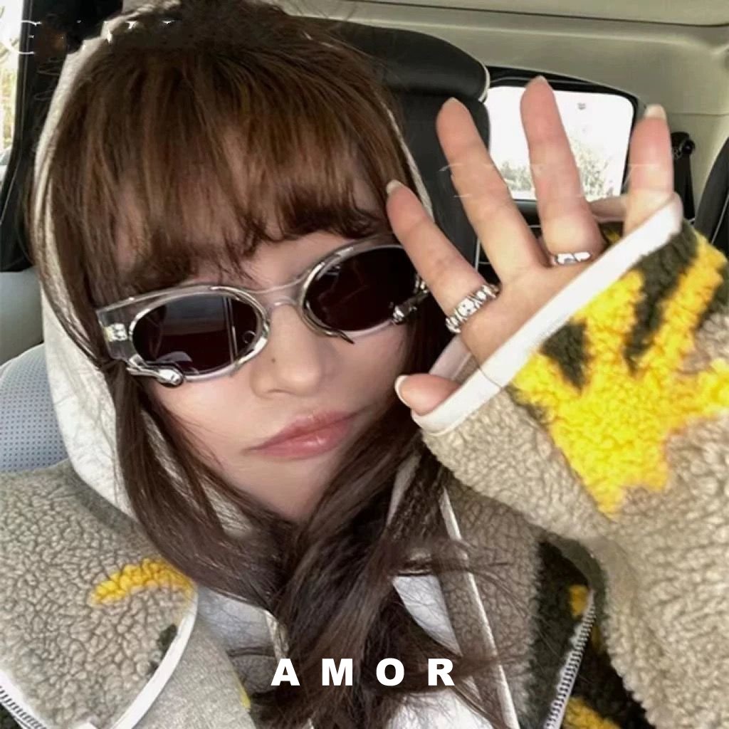 Hộp Kính Râm gm Gia Đình Rắn Thương Hiệu co Lưới Màu Đỏ Cực Cá Tính Chống Tím Phong Cách Đường Phố Hàn Quốc Cho Nam Và Nữ