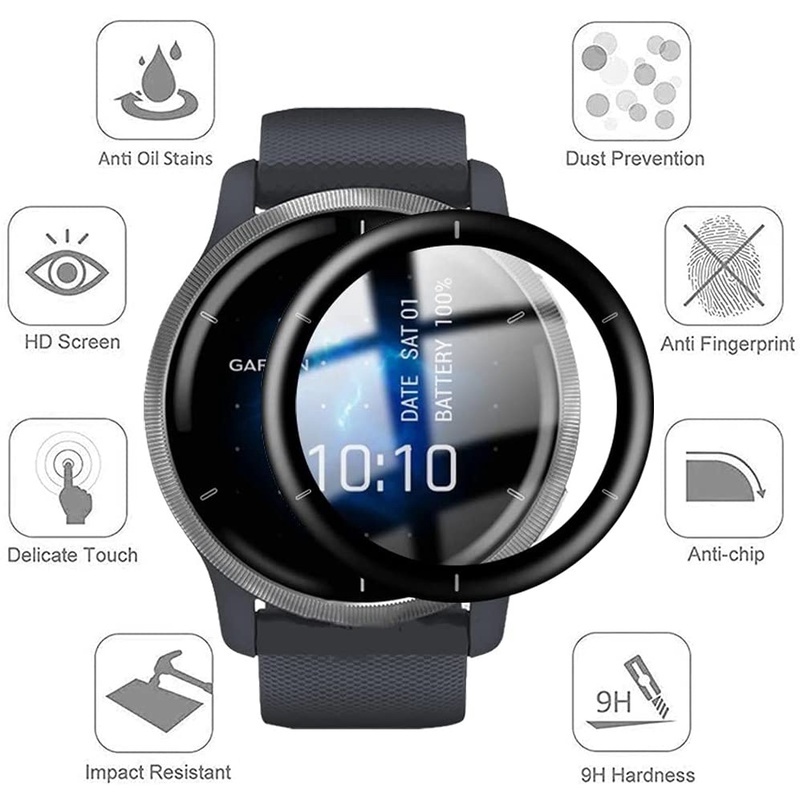 Miếng Dán Bảo Vệ Màn Hình Chống Nước Siêu Bền Cho Garmin Venu 2 Plus Garmin Venu 2 Plus