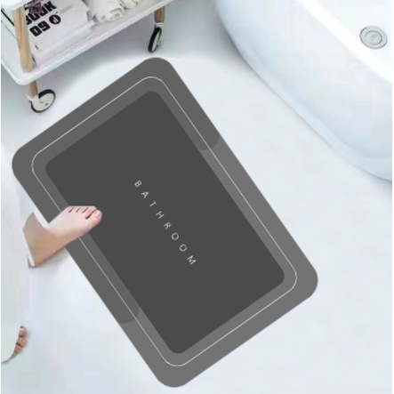 Thảm Hút Nước Siêu Thấm - Thảm Lau Chân Siêu Mềm Siêu Dày, Siêu Thấm Nước Chất Liệu Chống Trượt