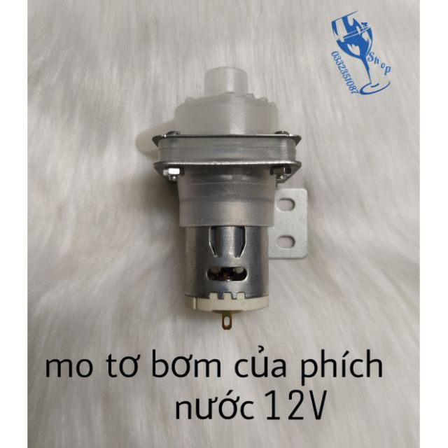 Bơm mini - mô tơ bơm nước bình thủy 8-12v