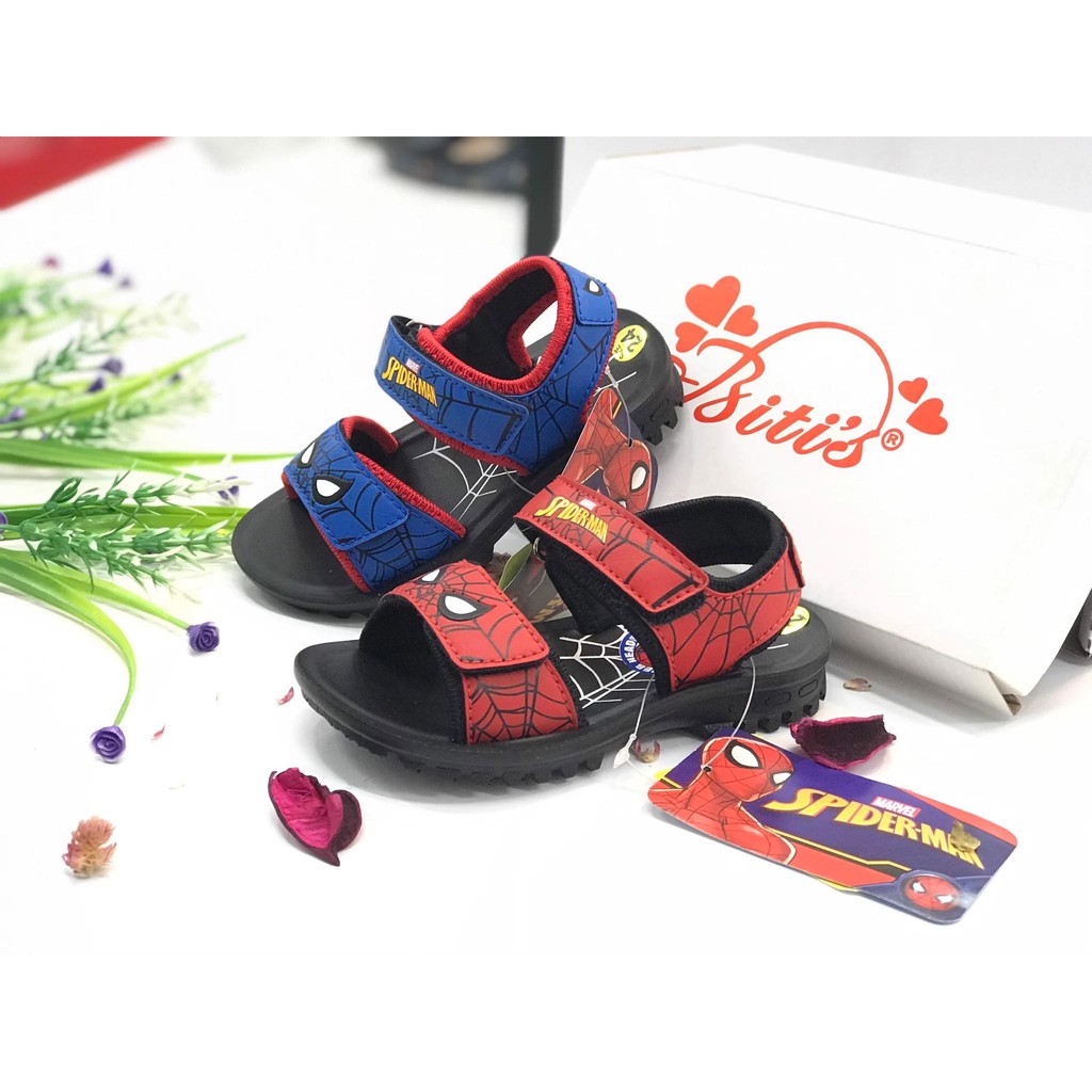 Sandal bé trai BlTIS 28-37 ❤️FREESHIP❤️ Dép quai hậu người nhện Spiderman đế siêu nhẹ DPB056211