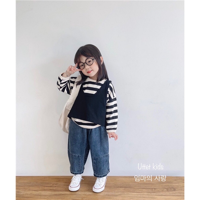 [Ảnh thật] Quần style hàn quốc 1027 dành cho bé gái và bé trai size 80 đến 120