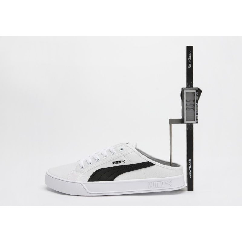 Giày đạp gót Puma Vulc trắng sọc đen 38