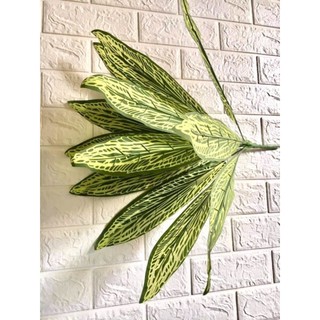 cây nhựa PVC - Cây giả Hoàng Ngân (12lá dài) trang trí sự kiện,tường cỏ