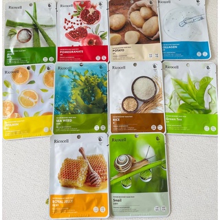 Mask pack ricocell hàng nội địa hàn mặt nạ dưỡng ẩm dưỡng da tự nhiên