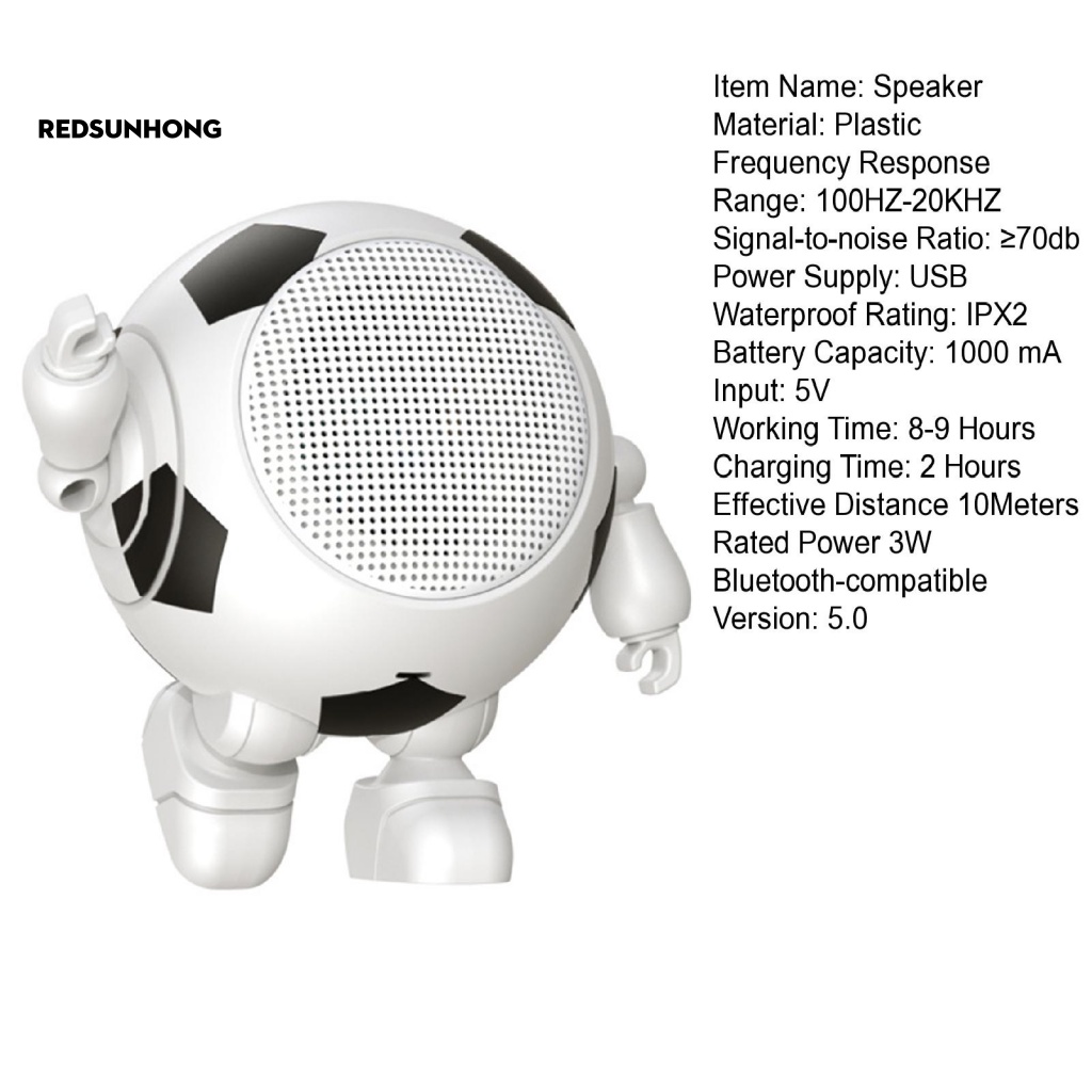 1 Bộ Loa Bluetooth Rảnh Tay Hình Robot Cho Điện Thoại Thông Minh