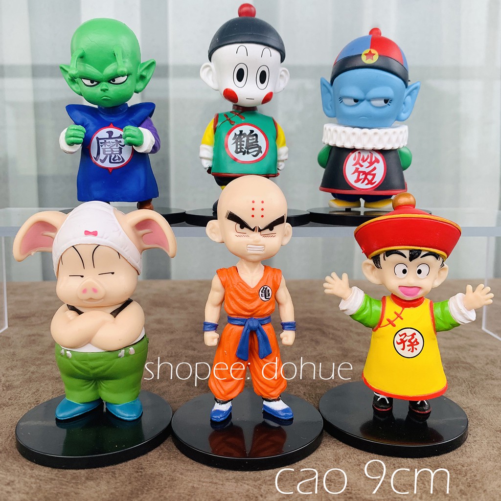 Mô Hình Các Nhân Vật Trong Dragon Ball Pilaf, Oolong, Krilin, Gohan Kid, Piccolo Kid, Chiaotzu, Chaozu