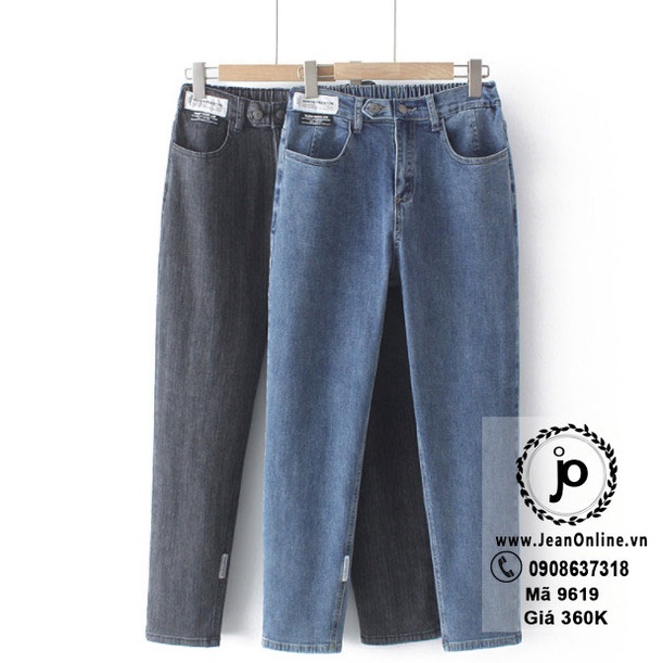 Quần jean baggy big size (MS 9619)