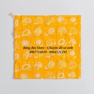 Set 3 Khăn sữa 4 lớp sợi tre Muslin Tree