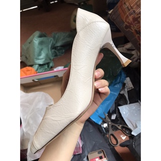 Guốc Dusto trắng sữa size 34-39 (sẵn 36)