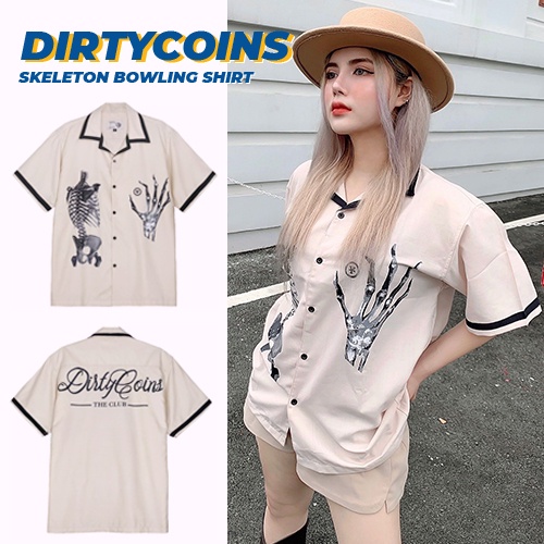 Áo sơ mi Skeleton Bowling Shirt DirtyCoins