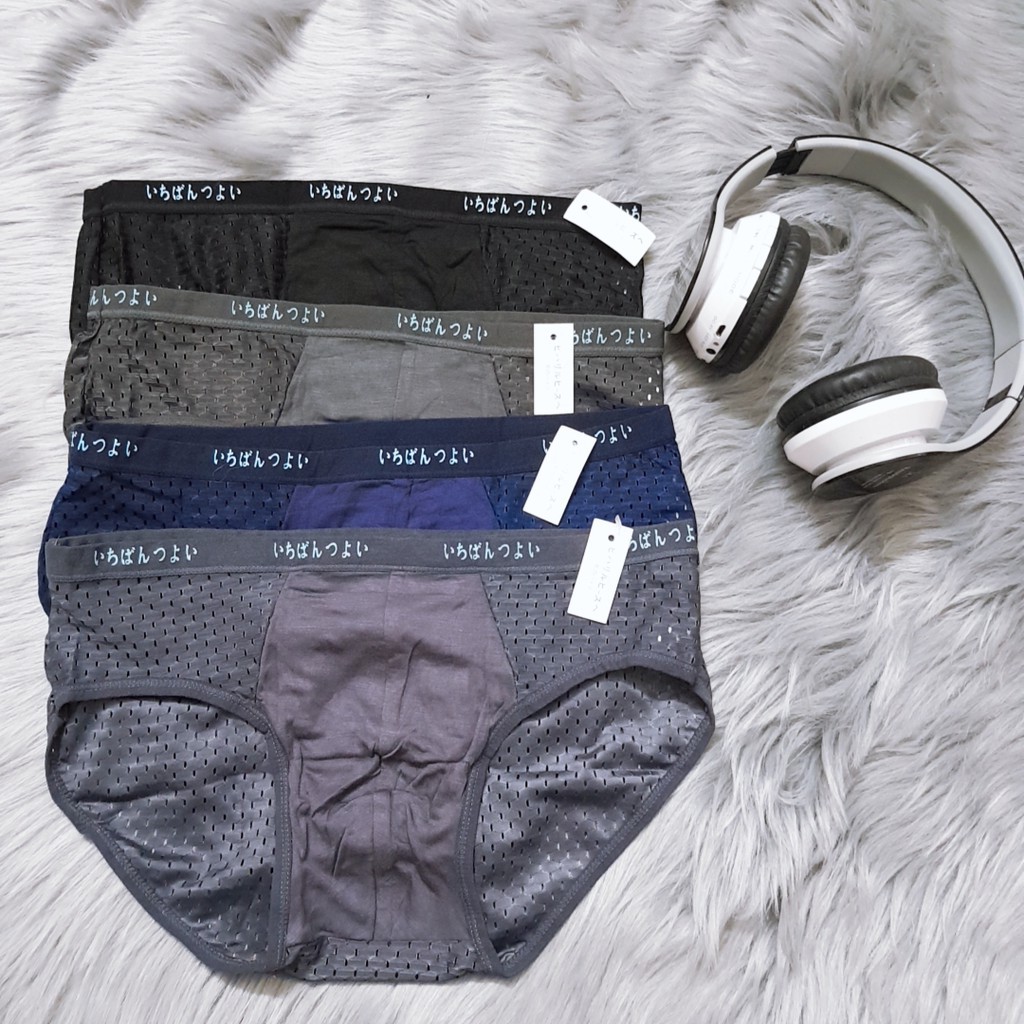 Hộp 5 quần Muji thông hơi nam 55-75kg