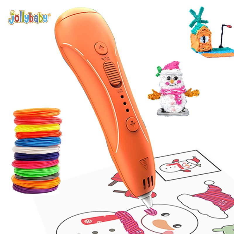 Bút vẽ JOLLYBABY in 3D thông minh có màn hình led kỹ thuật số cho bé vẽ sáng tạo thoả