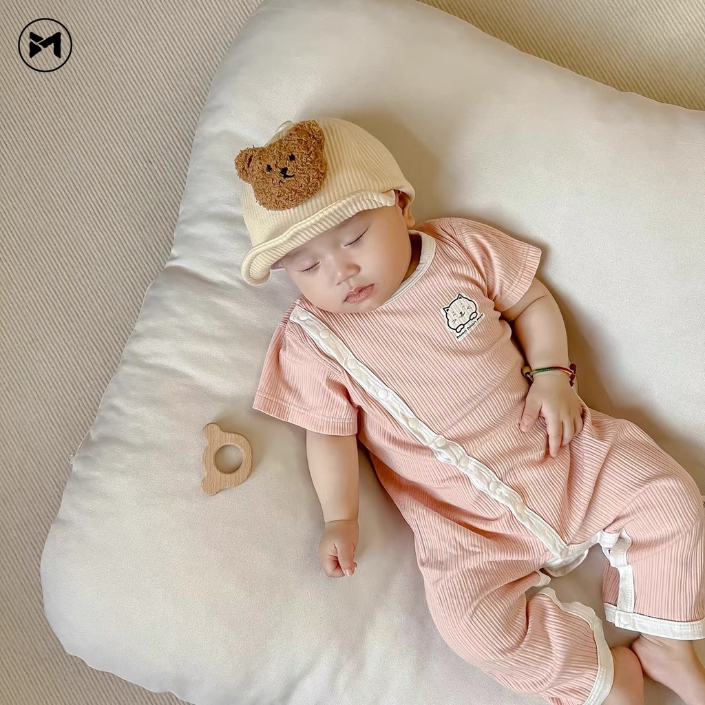 Mũ Nhung Mềm Mại Hình Gấu Nổi Thời Trang Mùa Thu Cho Bé Trai Và Gái 6 Tháng-3 Tuổi