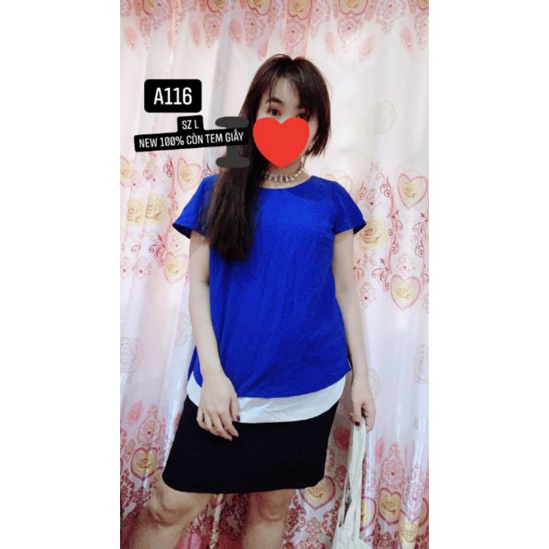 đầm suông 2 tầng size L. A116
