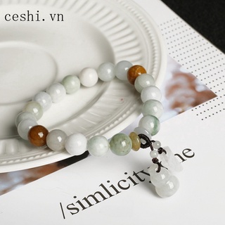 Natural luxury jade beaded bracelet